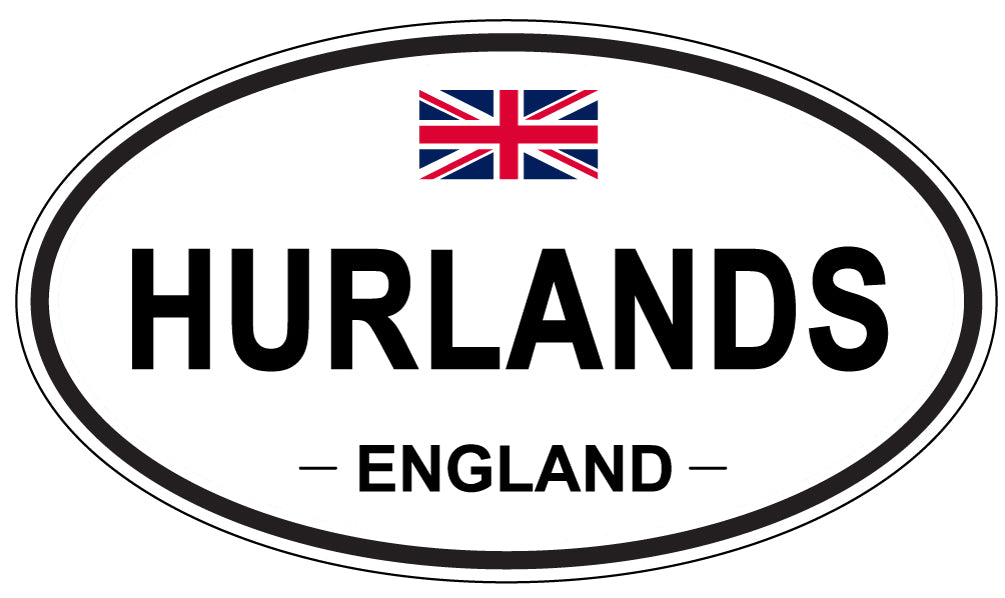 HURLANDS, England - Oval Magnet