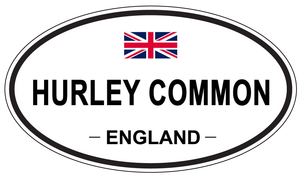 HURLEY COMMON, England - Oval Magnet
