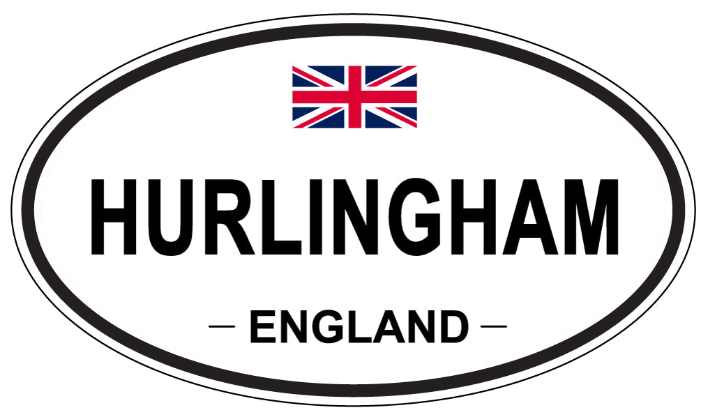 HURLINGHAM, ENGLAND - Oval Sticker