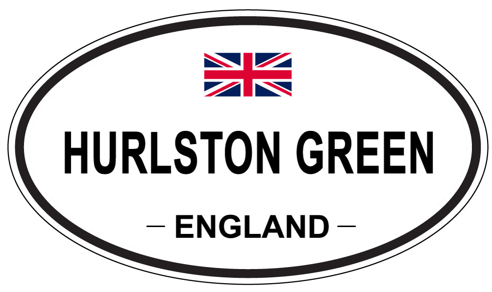 HURLSTON GREEN, England - Oval Magnet