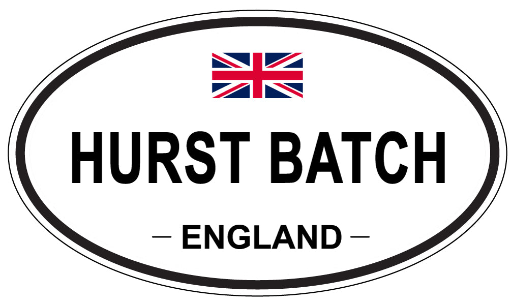 HURST BATCH, England - Oval Magnet