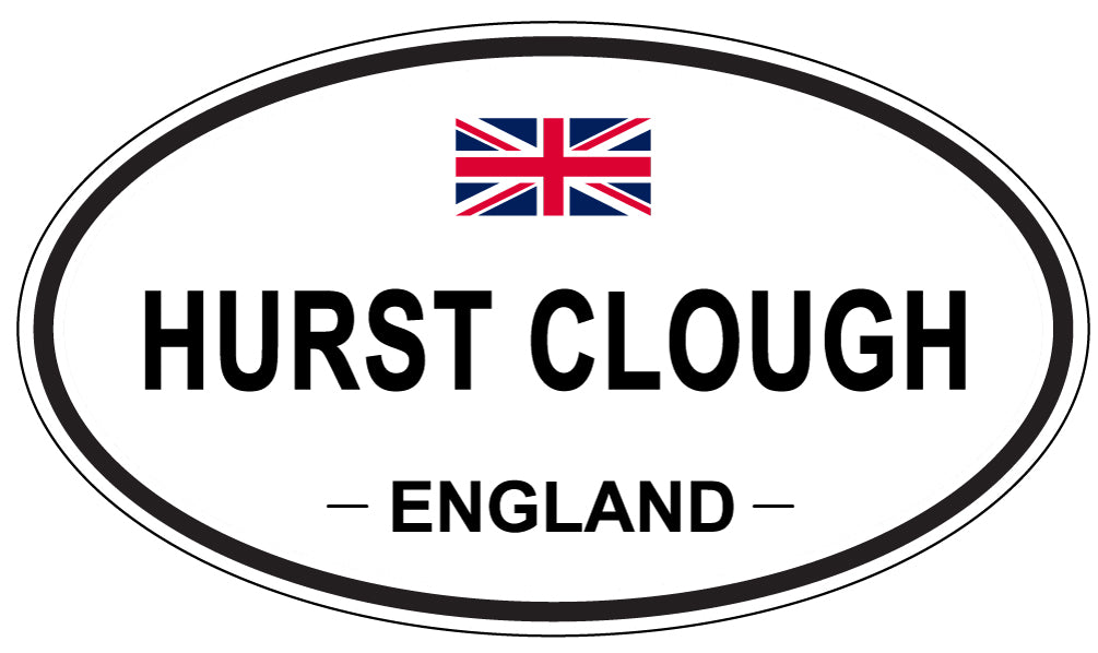 HURST CLOUGH, England - Oval Magnet