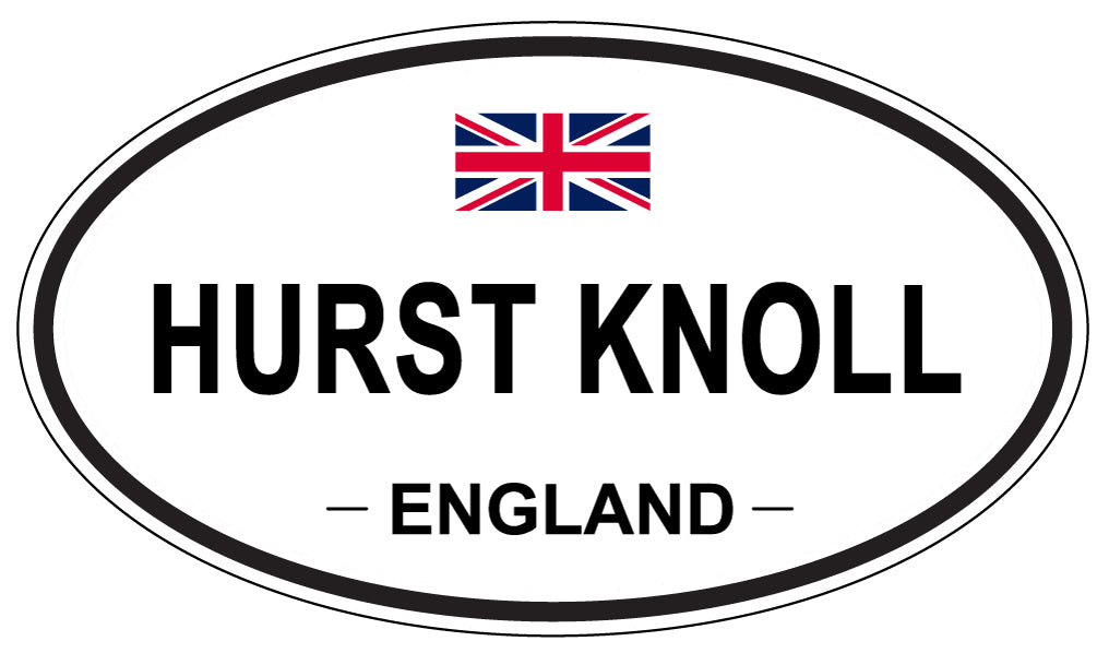HURST KNOLL, England - Oval Magnet