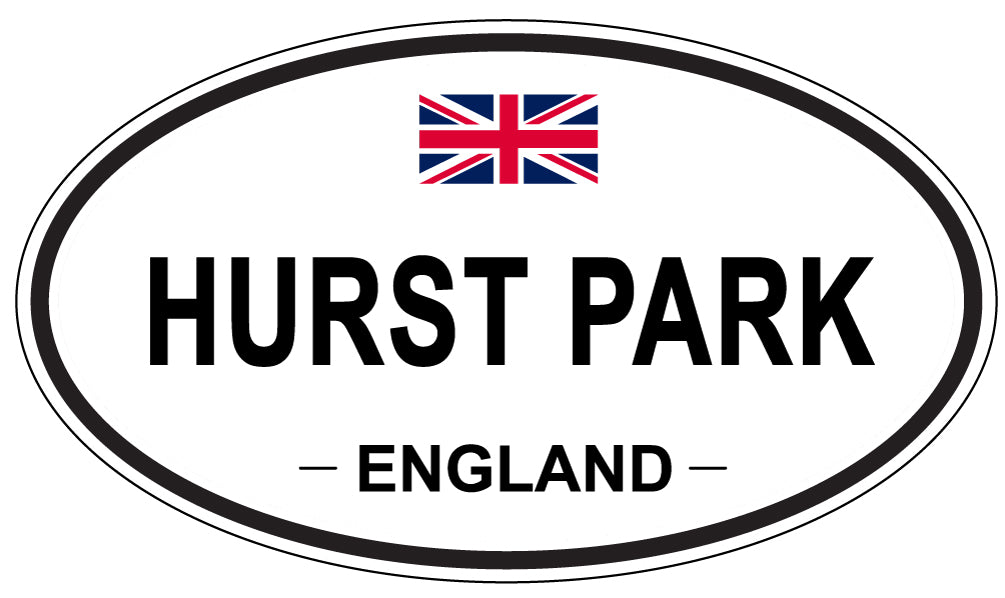 HURST PARK, England - Oval Magnet
