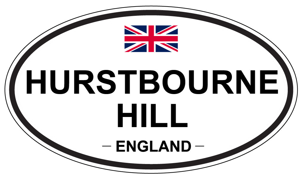 HURSTBOURNE HILL, England - Oval Magnet