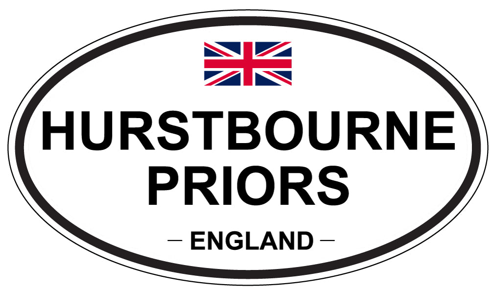 HURSTBOURNE PRIORS, England - Oval Magnet