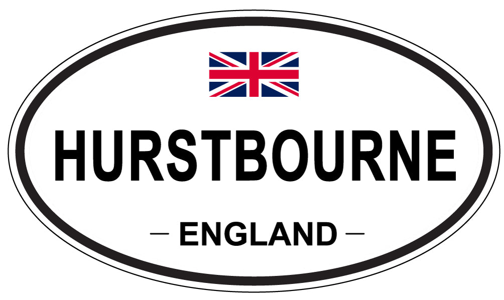 HURSTBOURNE, England - Oval Magnet