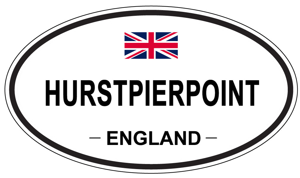 HURSTPIERPOINT, ENGLAND - Oval Sticker