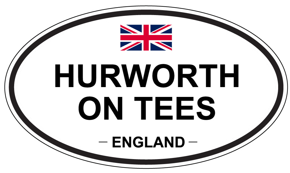 HURWORTH ON TEES, England - Oval Magnet