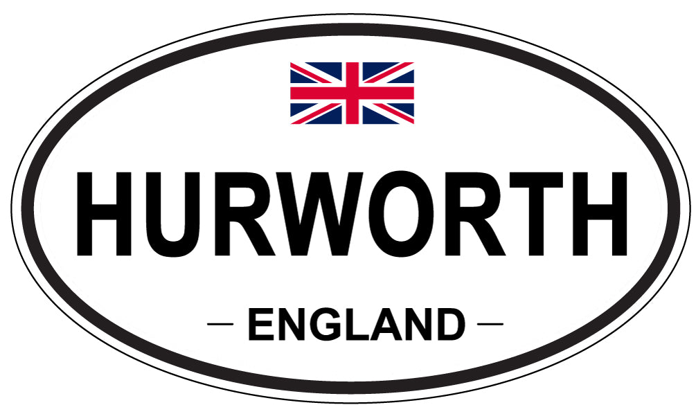 HURWORTH, England - Oval Magnet