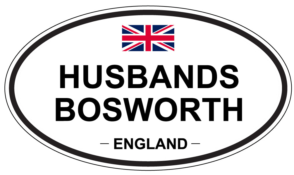 HUSBANDS BOSWORTH, England - Oval Magnet