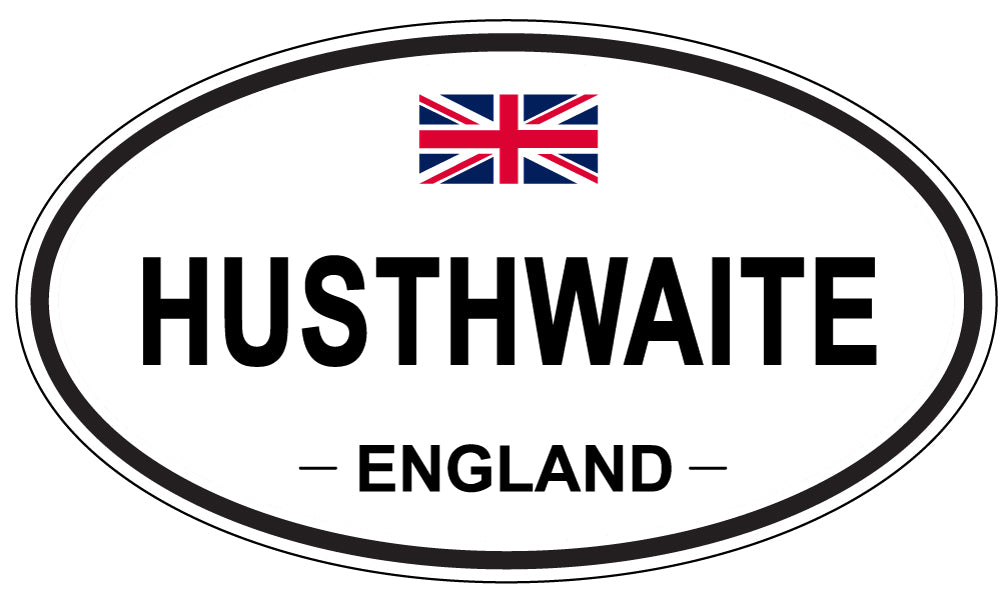 HUSTHWAITE, England - Oval Magnet