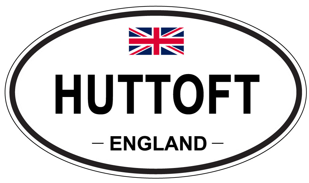 HUTTOFT, England - Oval Magnet