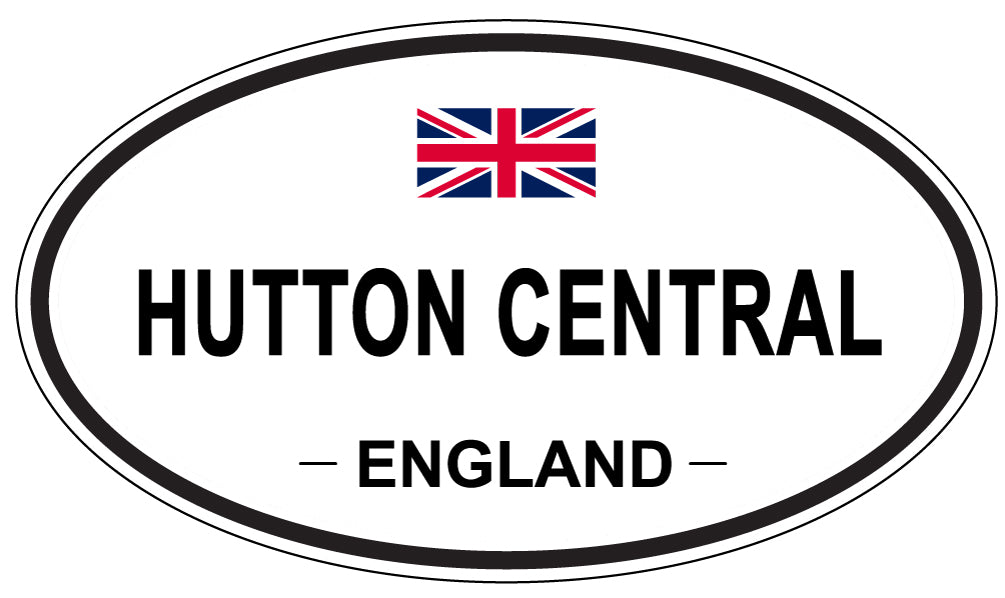 HUTTON CENTRAL, England - Oval Magnet