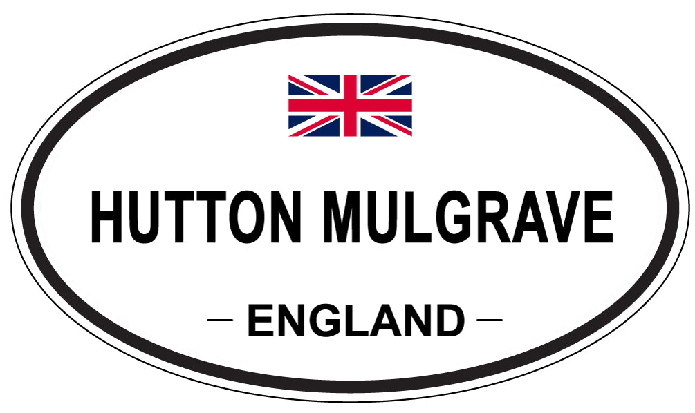 HUTTON MULGRAVE, ENGLAND - Oval Sticker