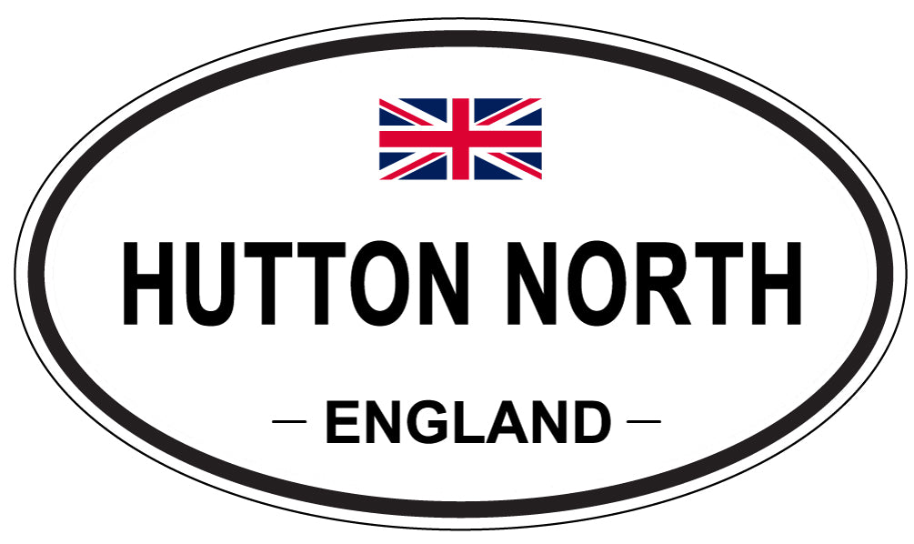 HUTTON NORTH, England - Oval Magnet