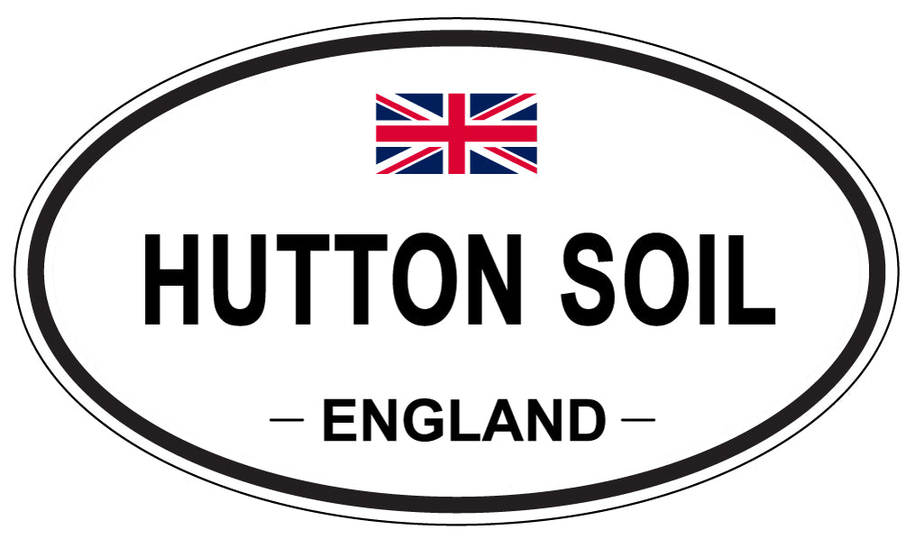 HUTTON SOIL, ENGLAND - Oval Sticker