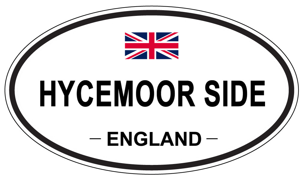 HYCEMOOR SIDE, England - Oval Magnet