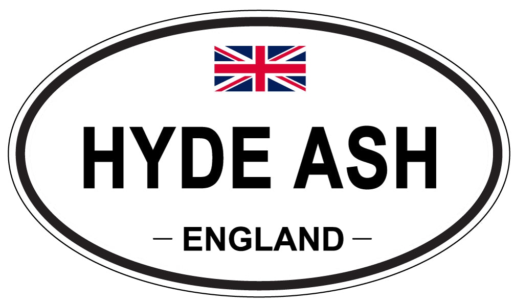 HYDE ASH, England - Oval Magnet
