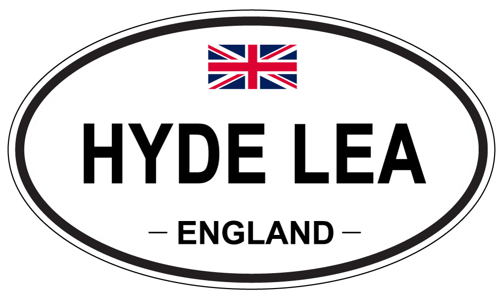 HYDE LEA, England - Oval Magnet