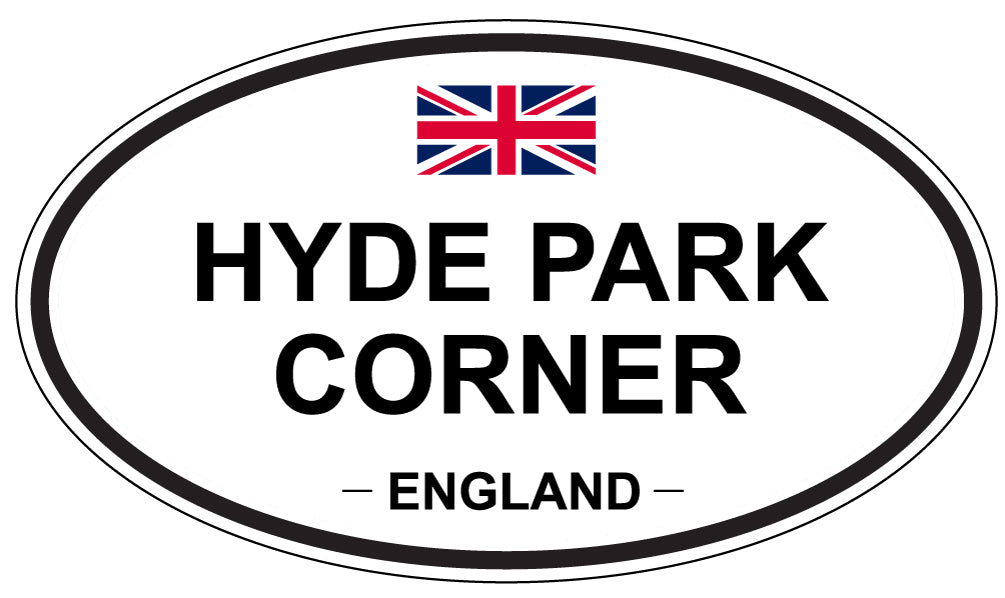 HYDE PARK CORNER, England - Oval Magnet