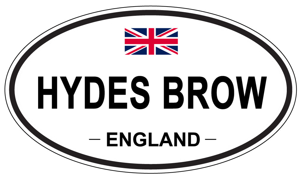HYDES BROW, England - Oval Magnet