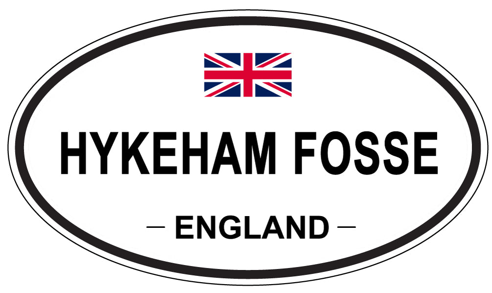 HYKEHAM FOSSE, ENGLAND - Oval Sticker