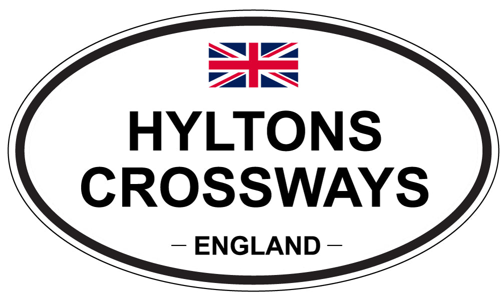 HYLTONS CROSSWAYS, England - Oval Magnet