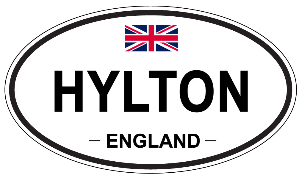 HYLTON, England - Oval Magnet