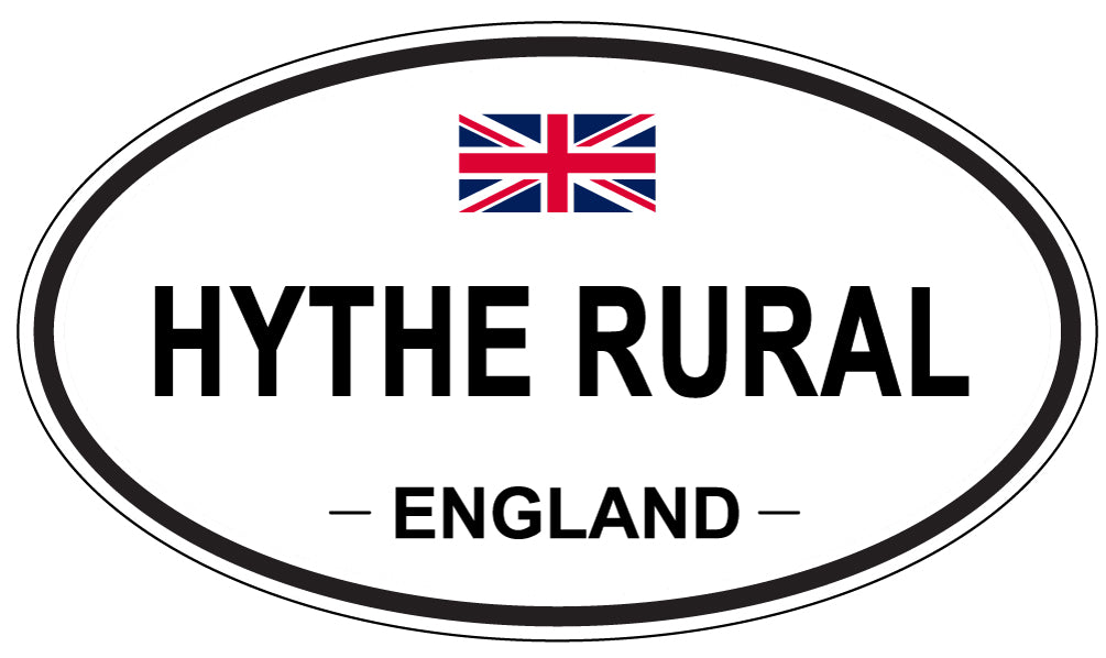 HYTHE RURAL, ENGLAND - Oval Sticker