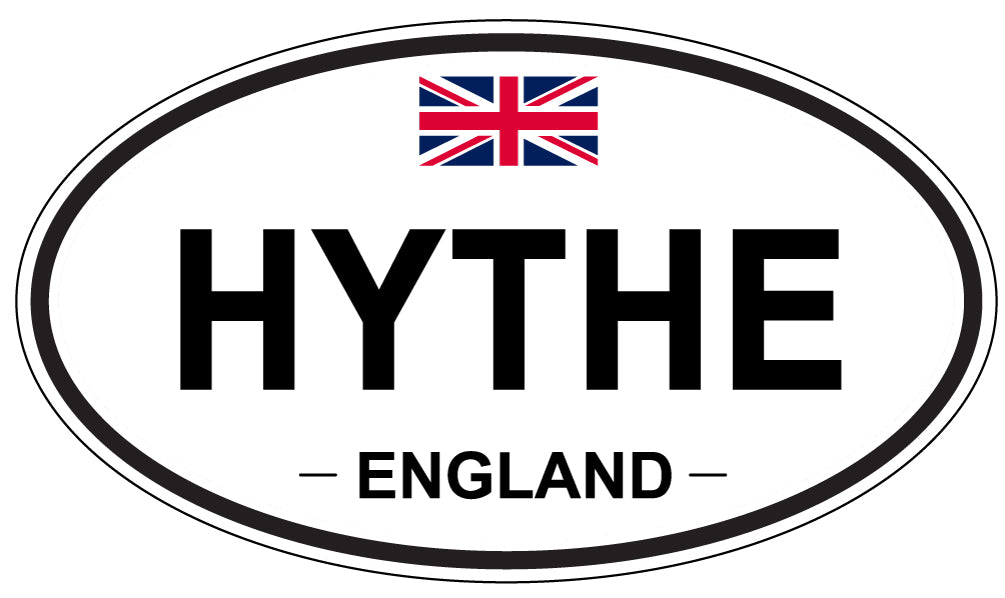 HYTHE, ENGLAND - Oval Sticker