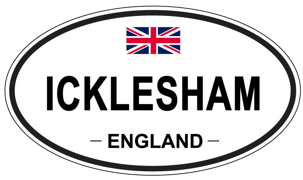 ICKLESHAM, ENGLAND - Oval Sticker