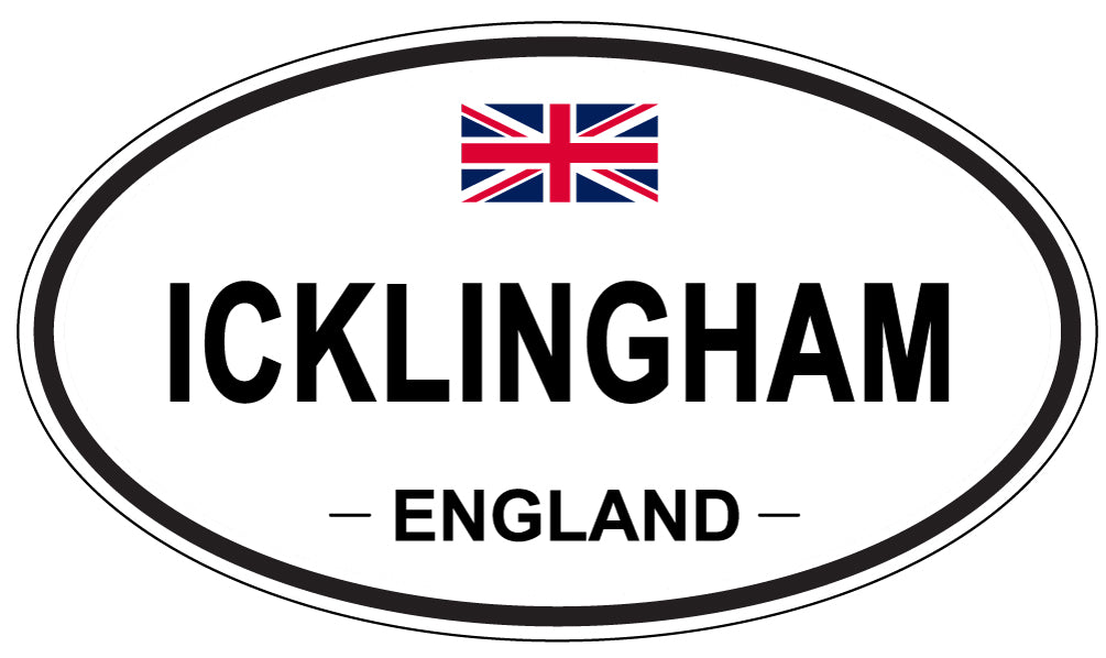 ICKLINGHAM, England - Oval Magnet