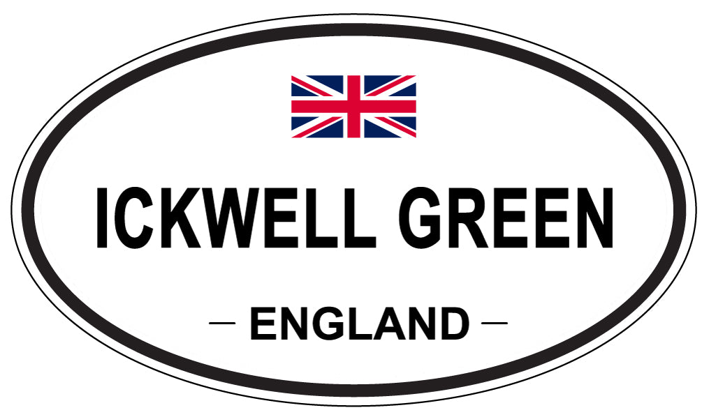 ICKWELL GREEN, England - Oval Magnet