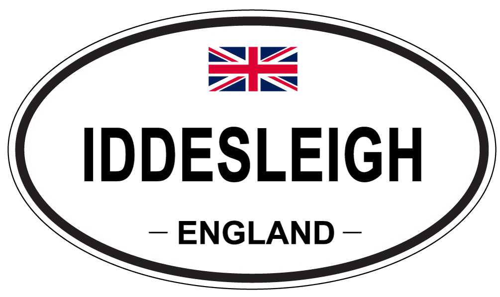 IDDESLEIGH, England - Oval Magnet