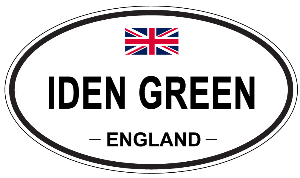 IDEN GREEN, England - Oval Magnet