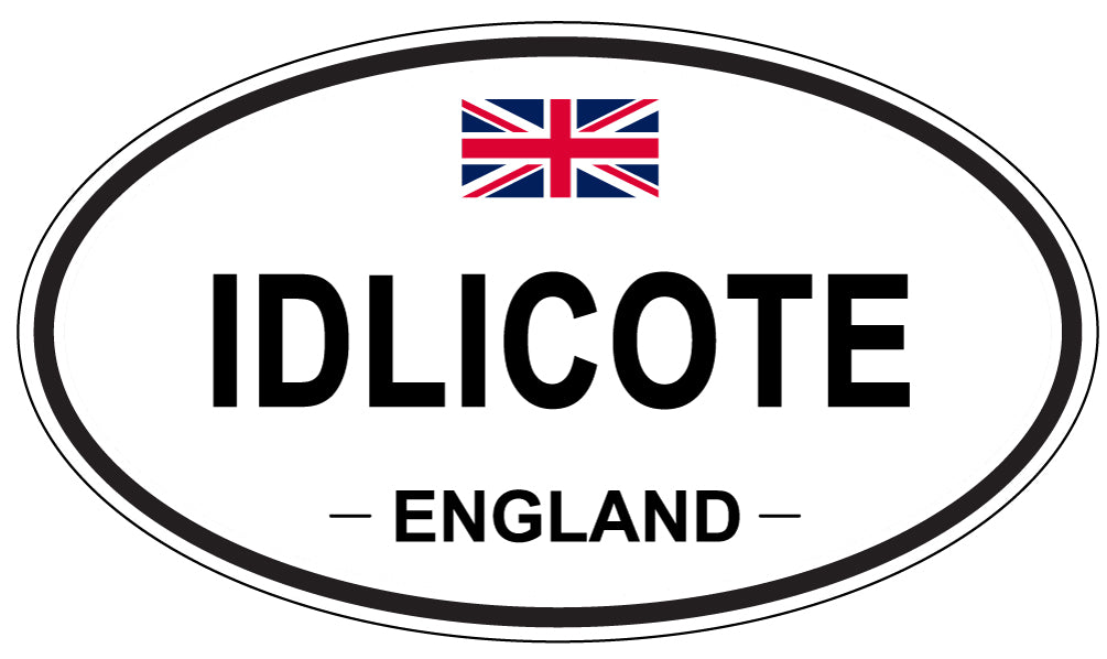 IDLICOTE, England - Oval Magnet