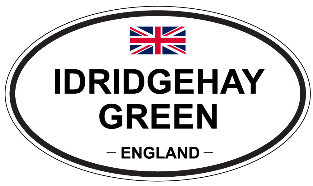 IDRIDGEHAY GREEN, England - Oval Magnet