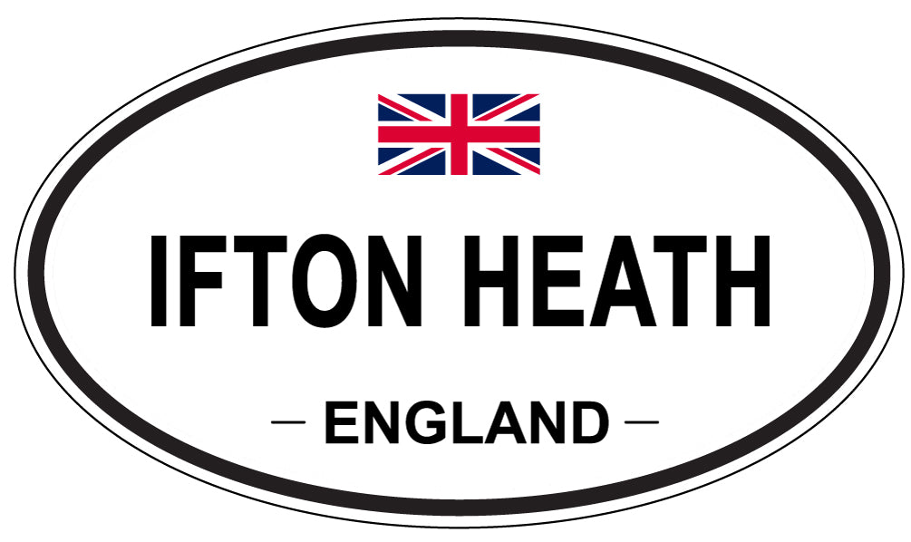 IFTON HEATH, England - Oval Magnet