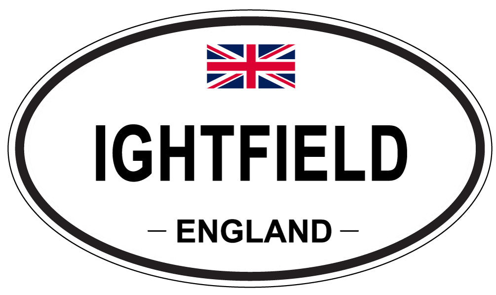IGHTFIELD, England - Oval Magnet