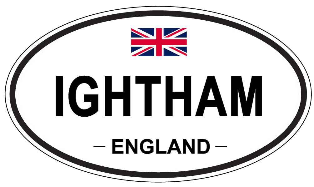 IGHTHAM, ENGLAND - Oval Sticker