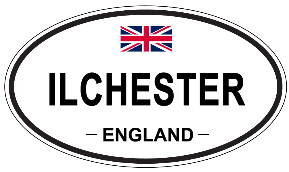 ILCHESTER, ENGLAND - Oval Sticker