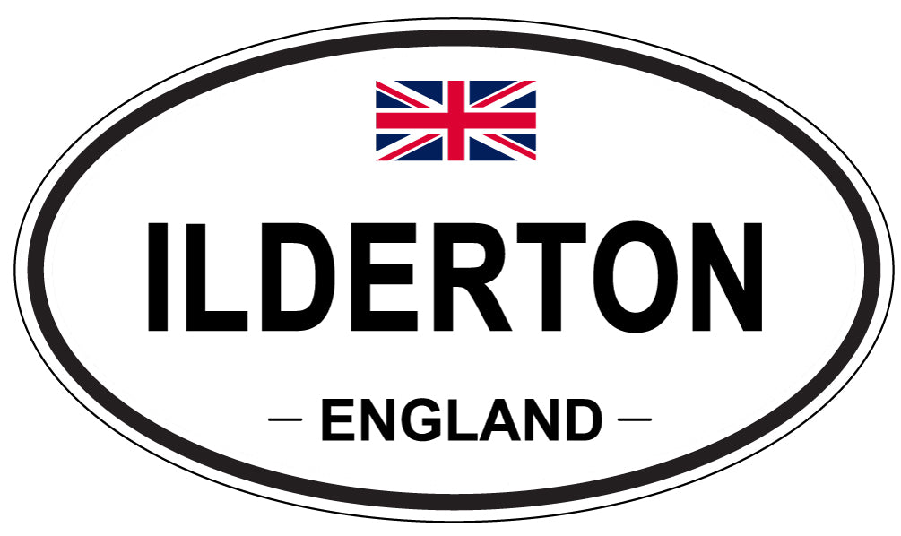 ILDERTON, England - Oval Magnet