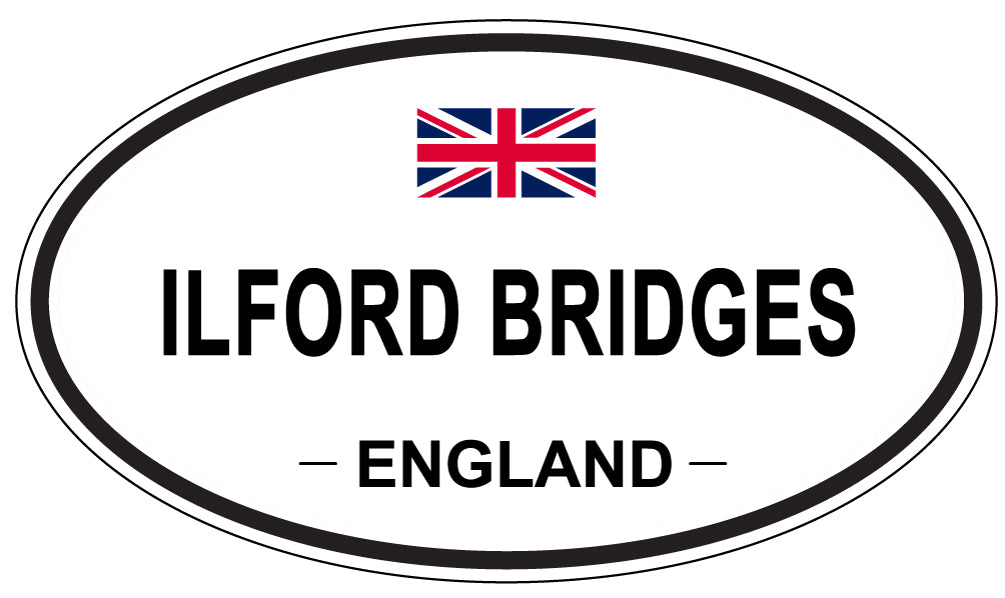 ILFORD BRIDGES, England - Oval Magnet