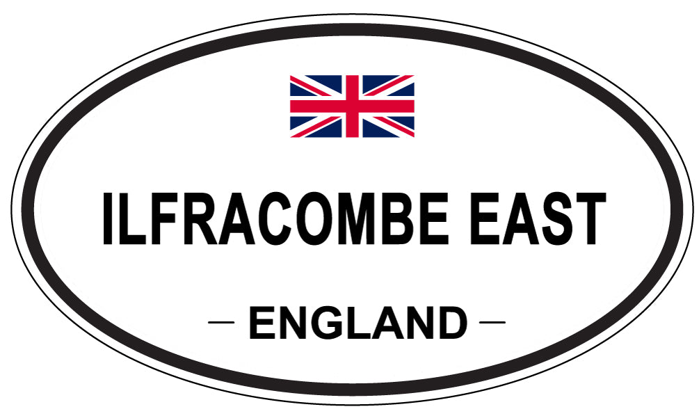 ILFRACOMBE EAST, England - Oval Magnet