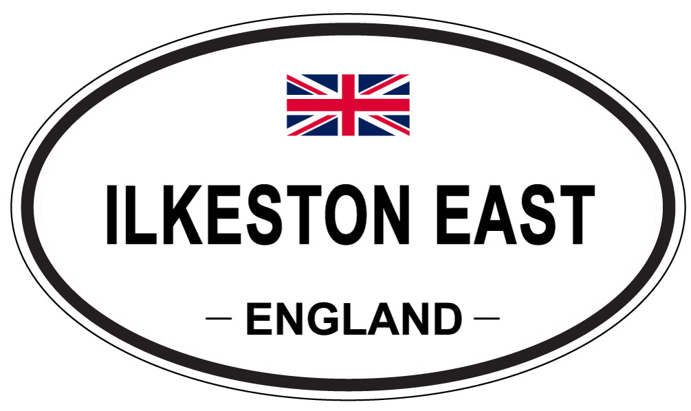 ILKESTON EAST, England - Oval Magnet