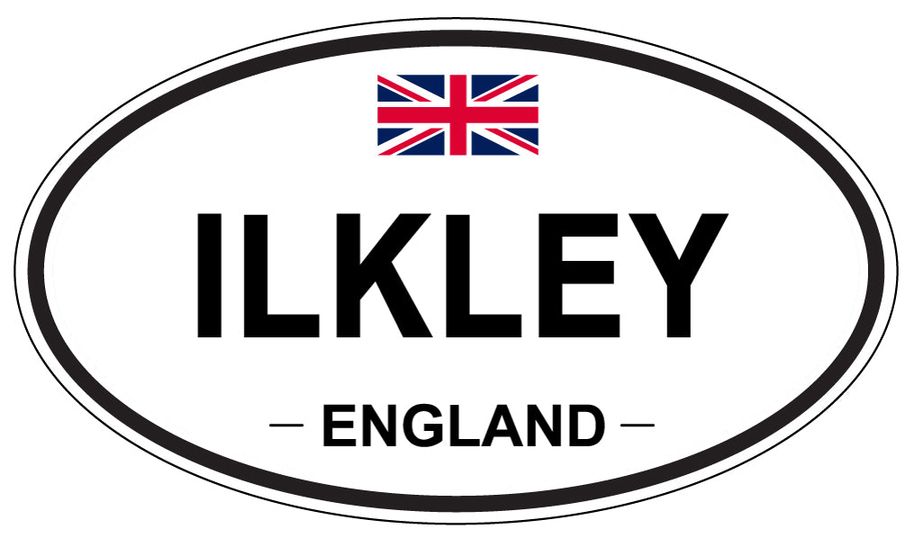ILKLEY, England - Oval Magnet