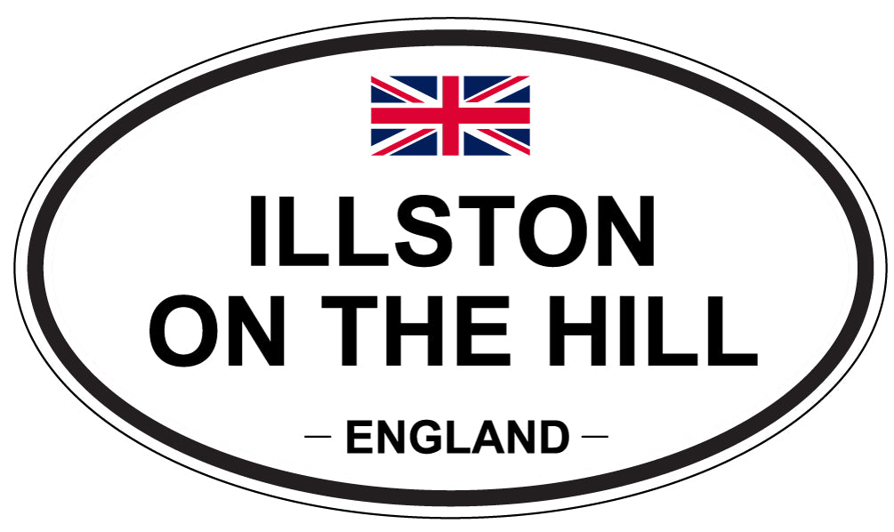 ILLSTON ON THE HILL, England - Oval Magnet