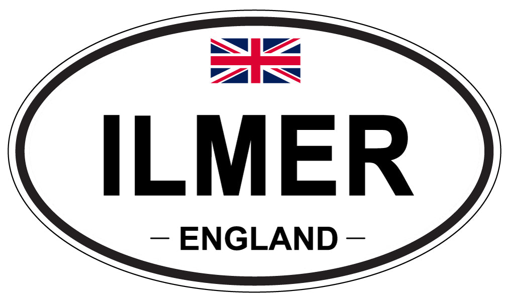 ILMER, England - Oval Magnet