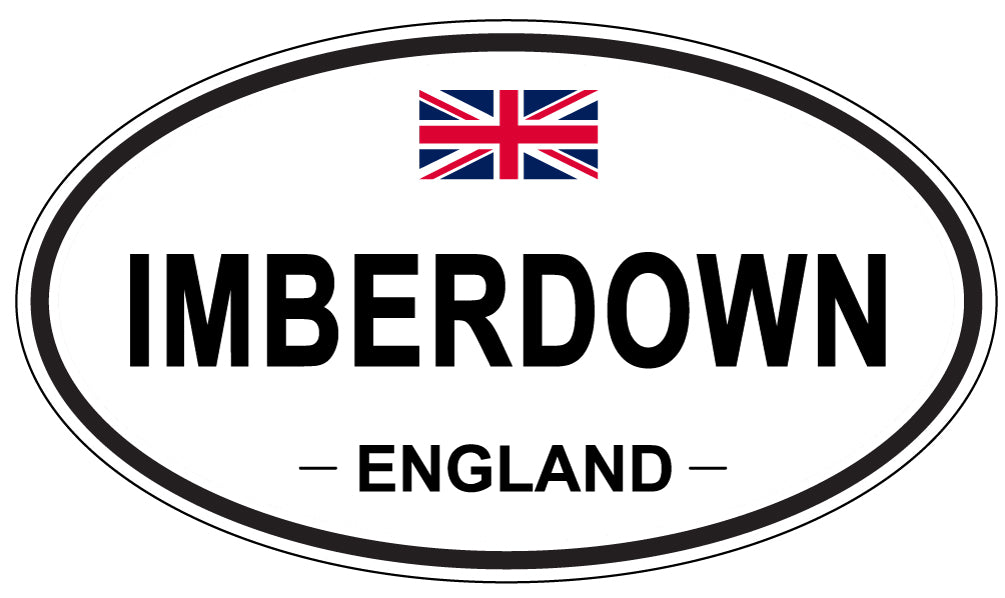 IMBERDOWN, England - Oval Magnet